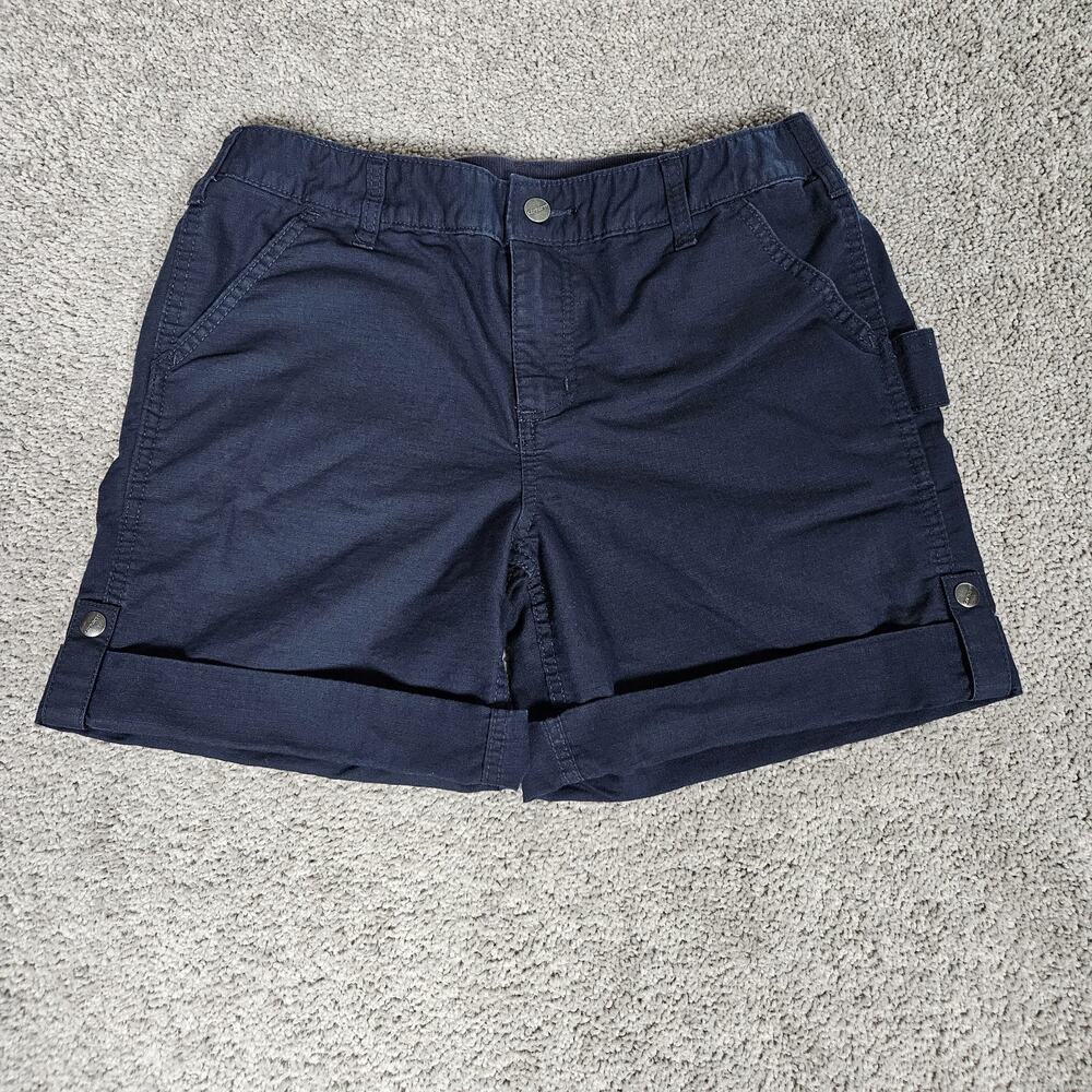 Carhartt Shorts Women's 10 Blue Smithville Gorpcore Outdoors Hiking Work